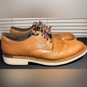 Cole Haan Grand 360 (C34120) Men Brown Soft Leather Casual Wingtip Shoes Sz 8.5M